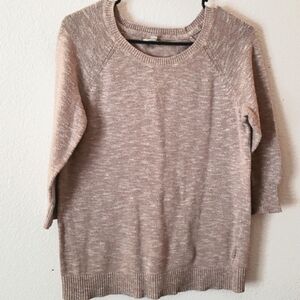 Sonoma Lifestyle Tan Sweatshirt Style Sweater SZ M